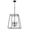 Quoizel Prescott Pendant 4 Lights Matte Black PRC2818MBK - alternate 5